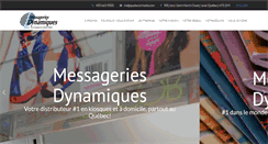 Desktop Screenshot of messageriesdynamiques.com