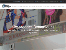 Tablet Screenshot of messageriesdynamiques.com
